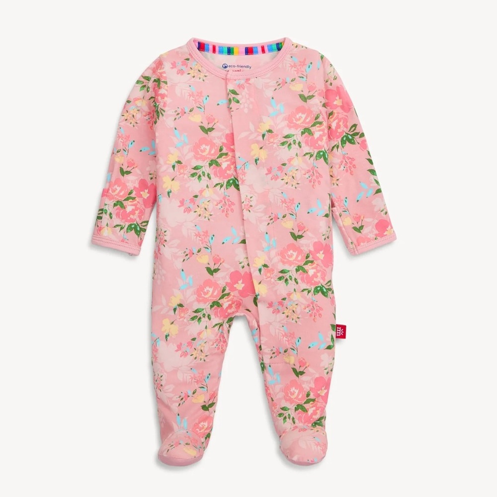 Magnetic Me floral footless pajamas